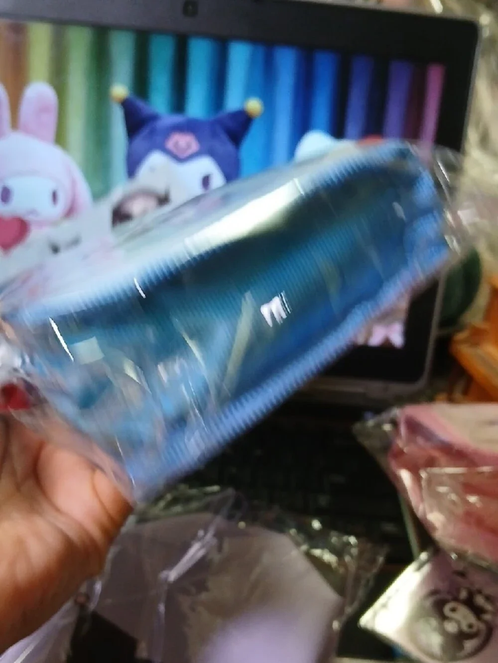 Sanrio Kuromi Light Blue Zipper Pencil Pouch